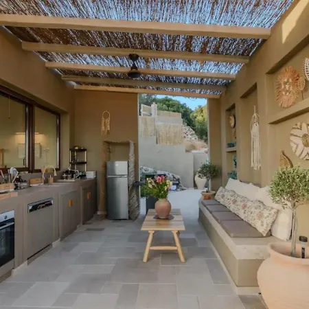 Aether Brand New Romantic For Two With Private Pool Full Sea View Villa Línia