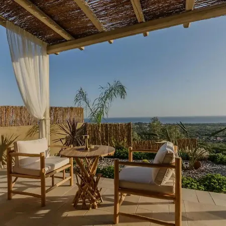 Aether Brand New Romantic For Two With Private Pool Full Sea View Villa Línia